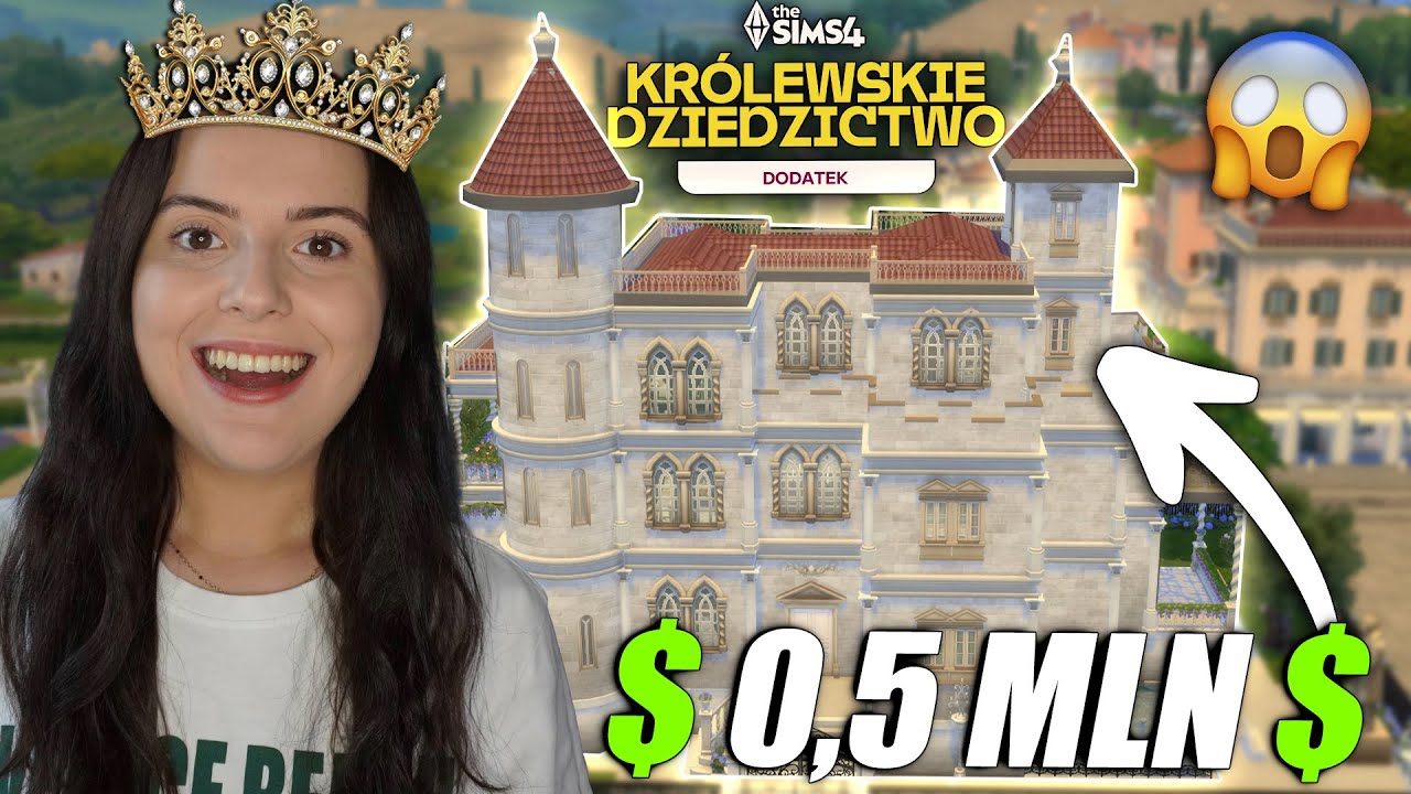 I BUILT A BIG AND EXPENSIVE CASTLE IN THE SIMS 4!