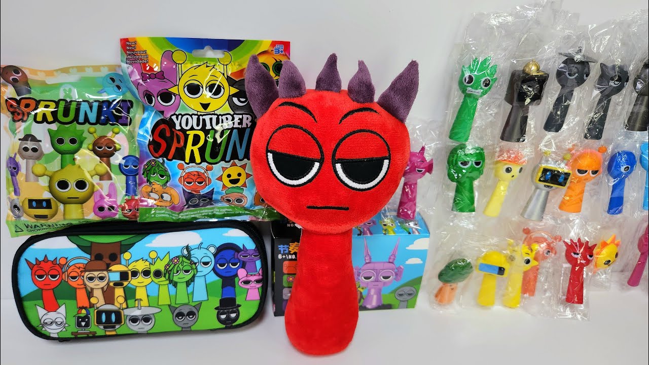 SPRUNKI SATISFYING COLLECTION UNBOXING ASMR REVIEW