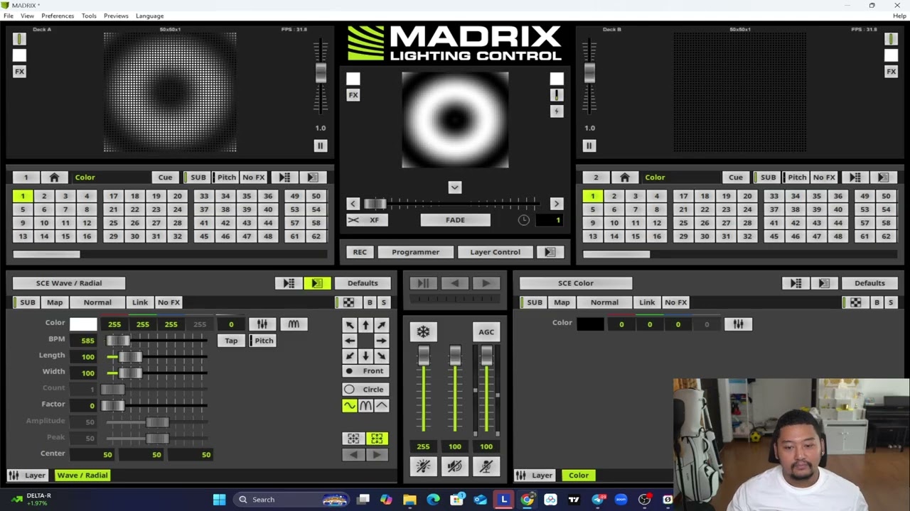 Madrix 5 Mic Input Play Effect