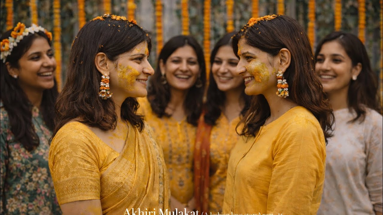 Haldi 💛//Akhiri Mulakat ( A lesbian love story) //Part-16//Ardhya ❤️😊 Shrusti//#gllovestory 