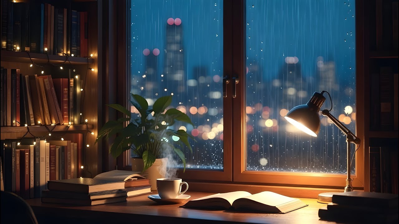 3 Hours Cozy Rain Lofi ☕🌧️ Chill Mix – Study, Work & Peaceful Sleep 2026