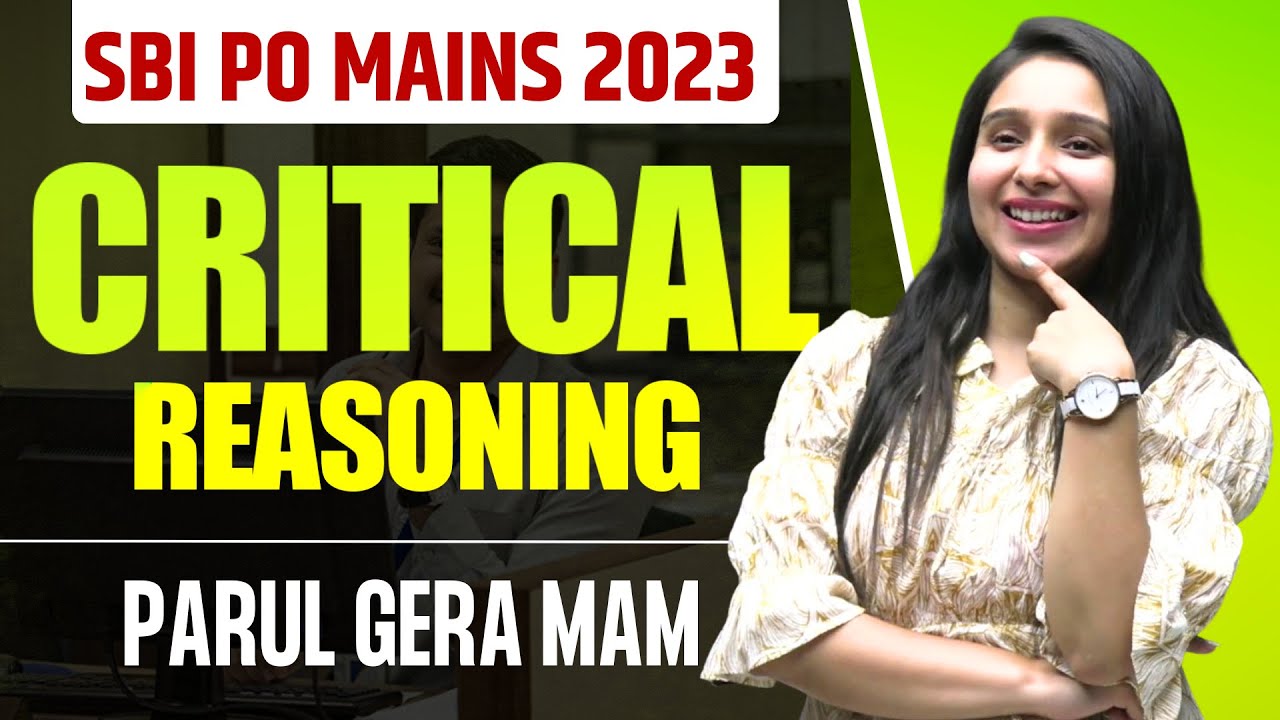 🤯 Critical Reasoning | SBI PO Mains 2023 | Parul Gera | Puzzle Pro