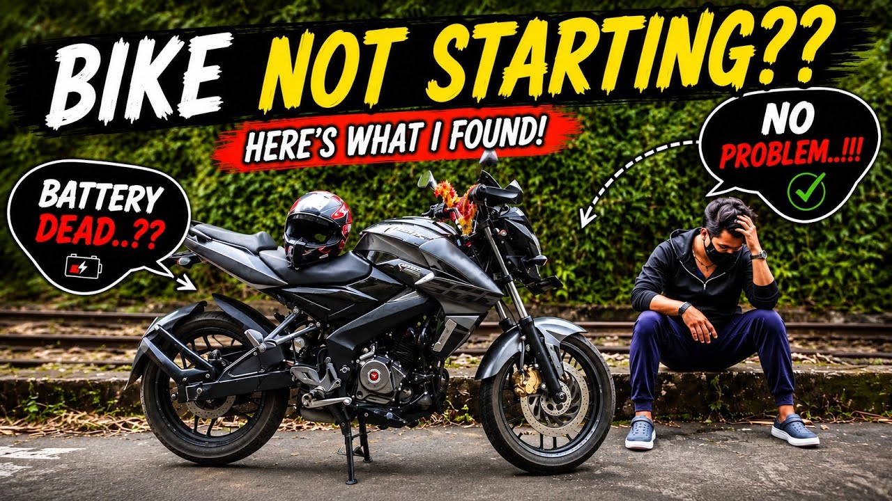 HOW TO START A BIKE WITHOUT SELF WHEN BATTERY IS DEAD❌ || 2 TECHNIQUES || NS200 || FJP Vlogs