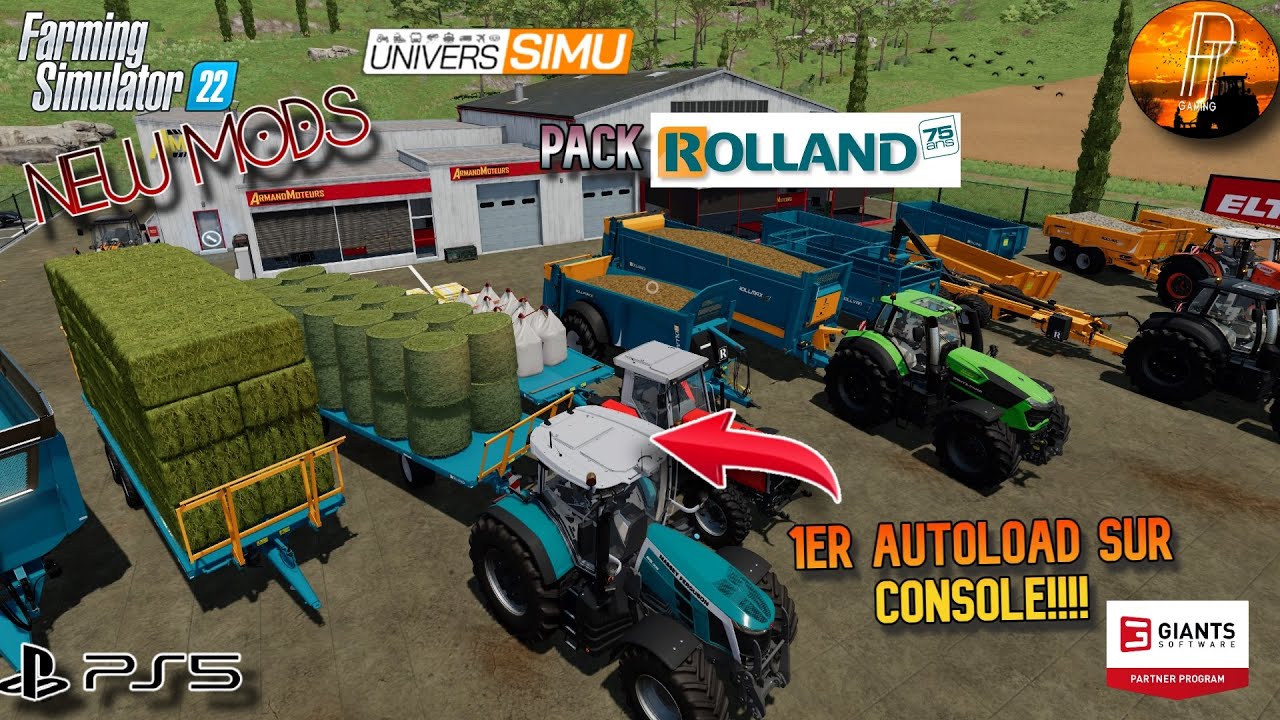 [NEW MODS FS22] PACK ROLLAND, 1er AUTOLOAD SUR CONSOLE!! [FARMING SIMULATOR 22] PS5fr