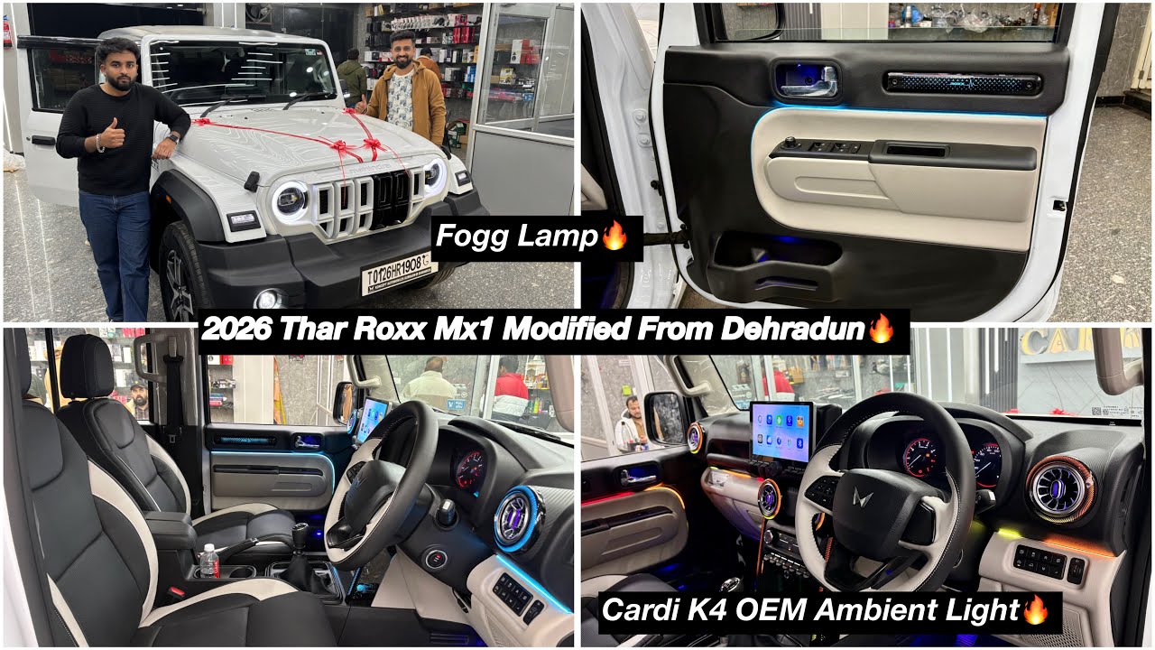 2026 Mahindra Thar Roxx Mx1 Modified From Dehradun✅ Thar Roxx Mx1 To Ax7L Modification✅ Thar Roxx