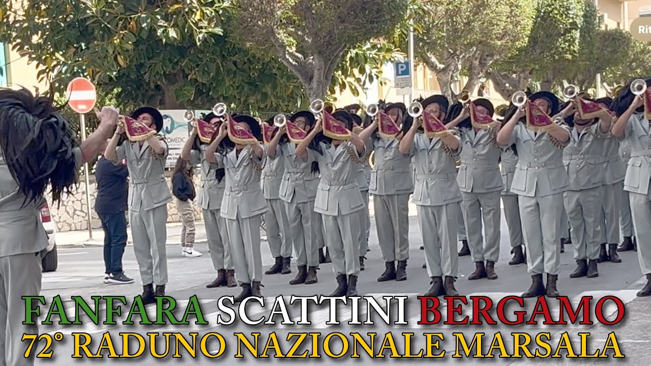 La Divisione Celere - Raduno Nazionale Bersaglieri Marsala 2025 - Fanfara Scattini di Bergamo