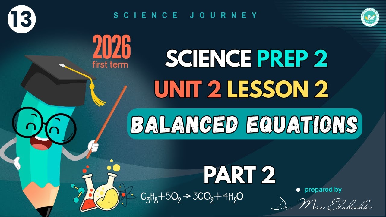 prep 2 | science | Balanced Equations | unit 2 lesson 2 | part 2