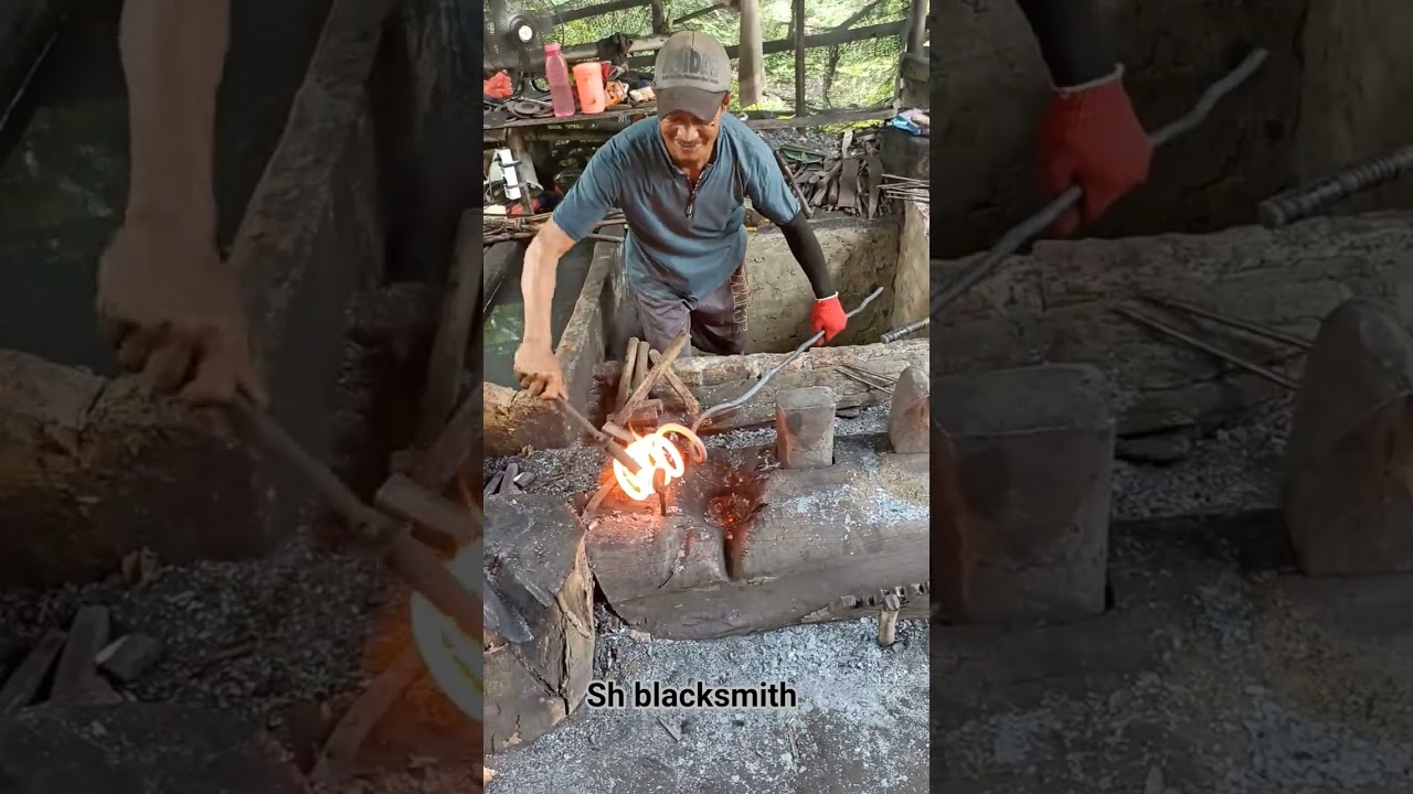 How to Straighten a Car Coil Spring for Blacksmithing.
