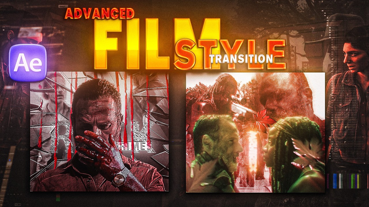 ADVANCED FILMSTYLE TRANSITION EFFECT | After Effect
