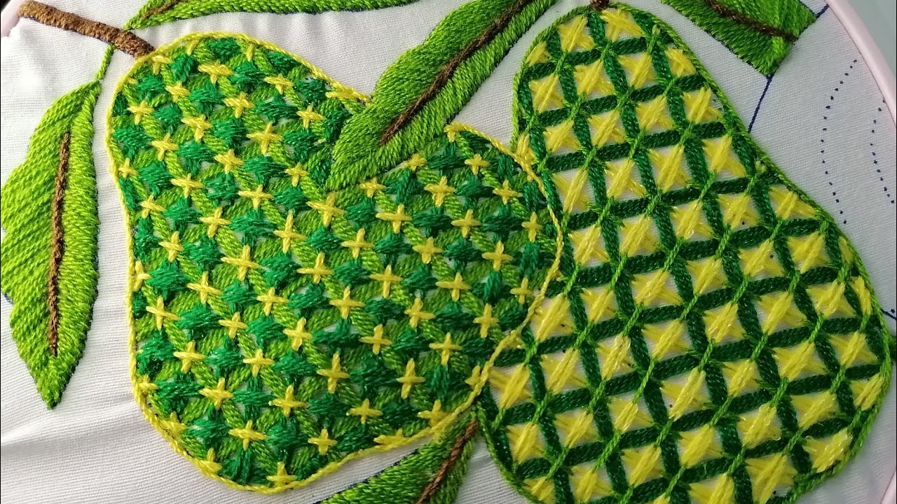 Hermosa puntada para unas Peras 🍐🍐Proyectos Terminados chicas de Whattsapp Mes de Julio. 23