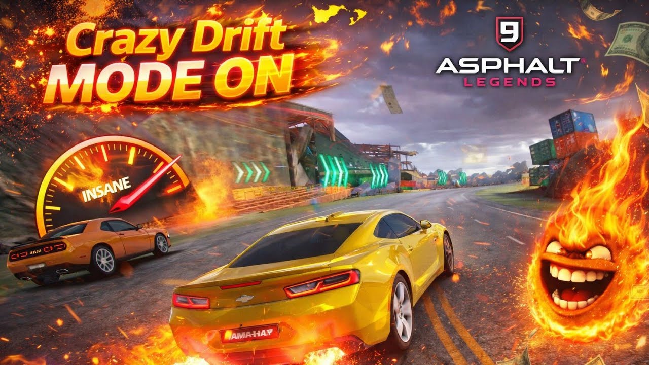 Crazy Drift Mode ON 🔥 | Asphalt 9 Legends | 
