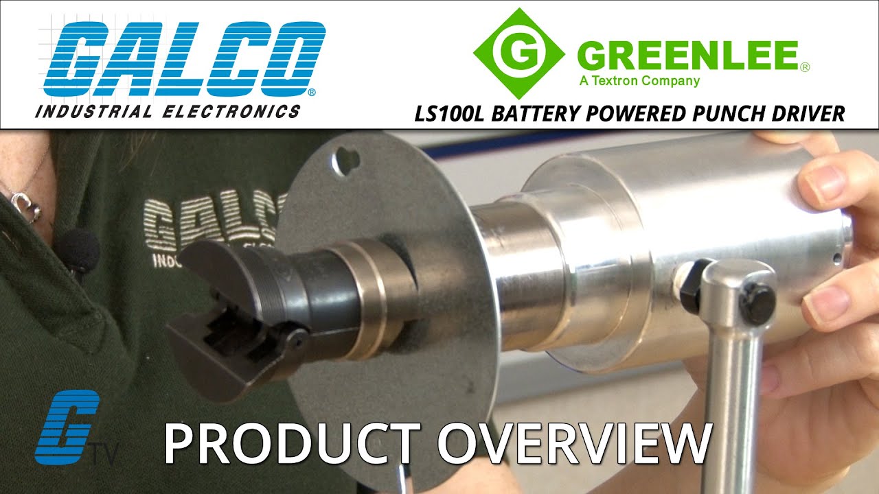 Greenlee LS100L Battery Powered Punch Driver