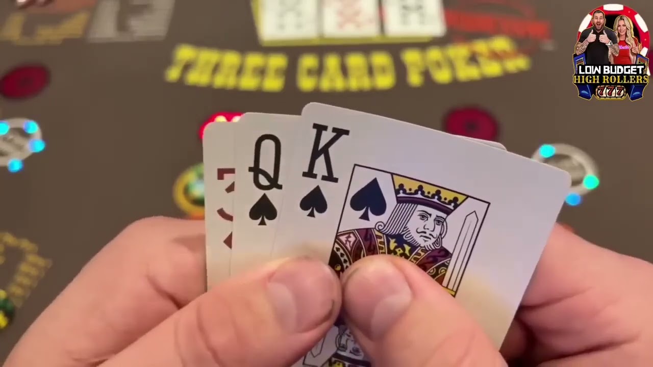  ONLY! BLIND HANDS ON 3 CARD POKER!