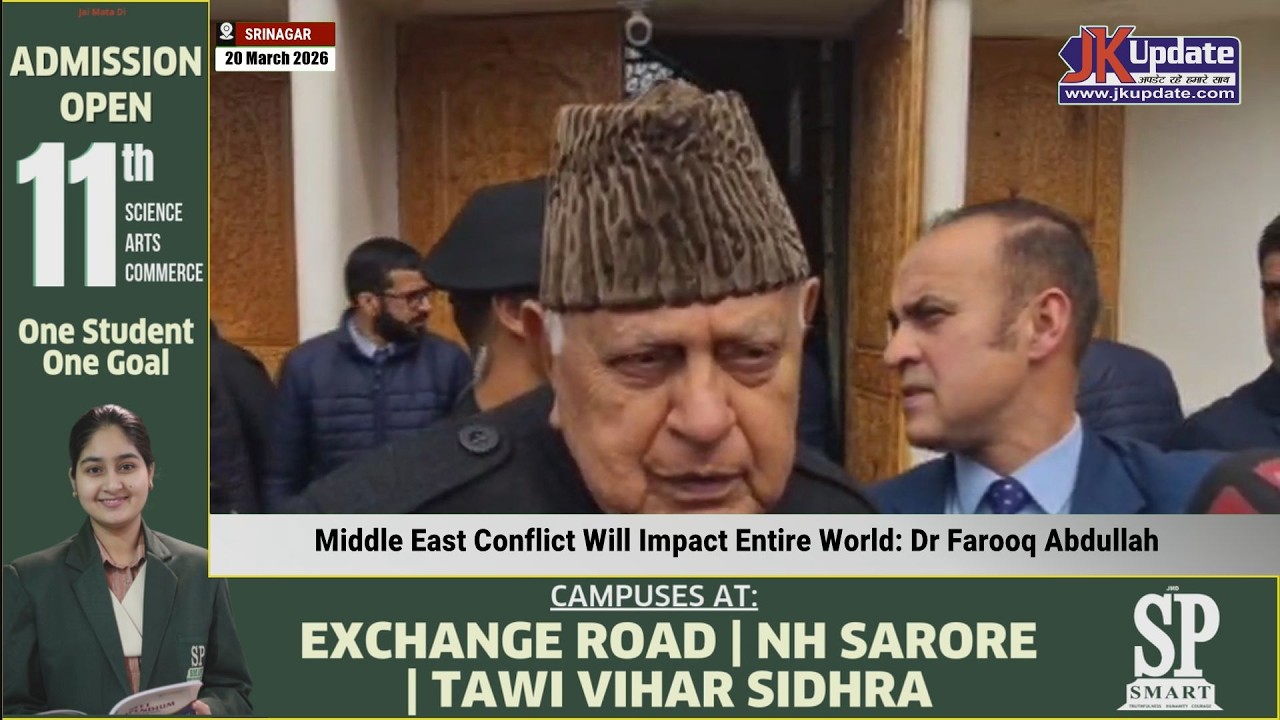 Middle East Conflict Will Impact Entire World   Dr Farooq Abdullah