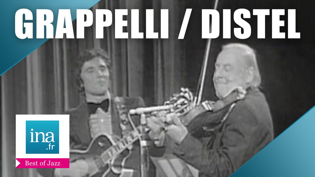 Stéphane Grappelli et Sacha Distel 