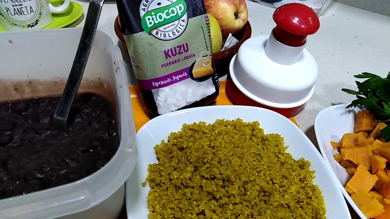 Burguerveganas de azuki, quinoa... (parte 1)
