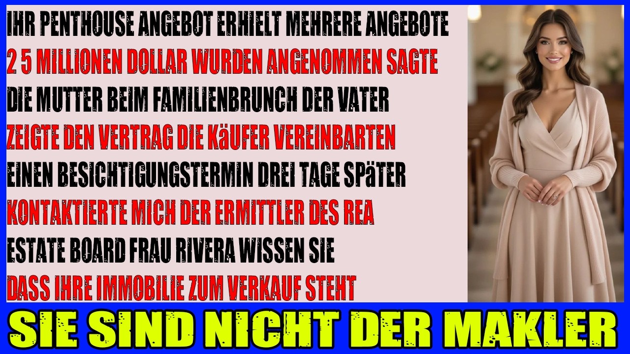Meine Eltern verkauften mein Penthouse für 25 Mio  bis die Immobilienkammer eingriff