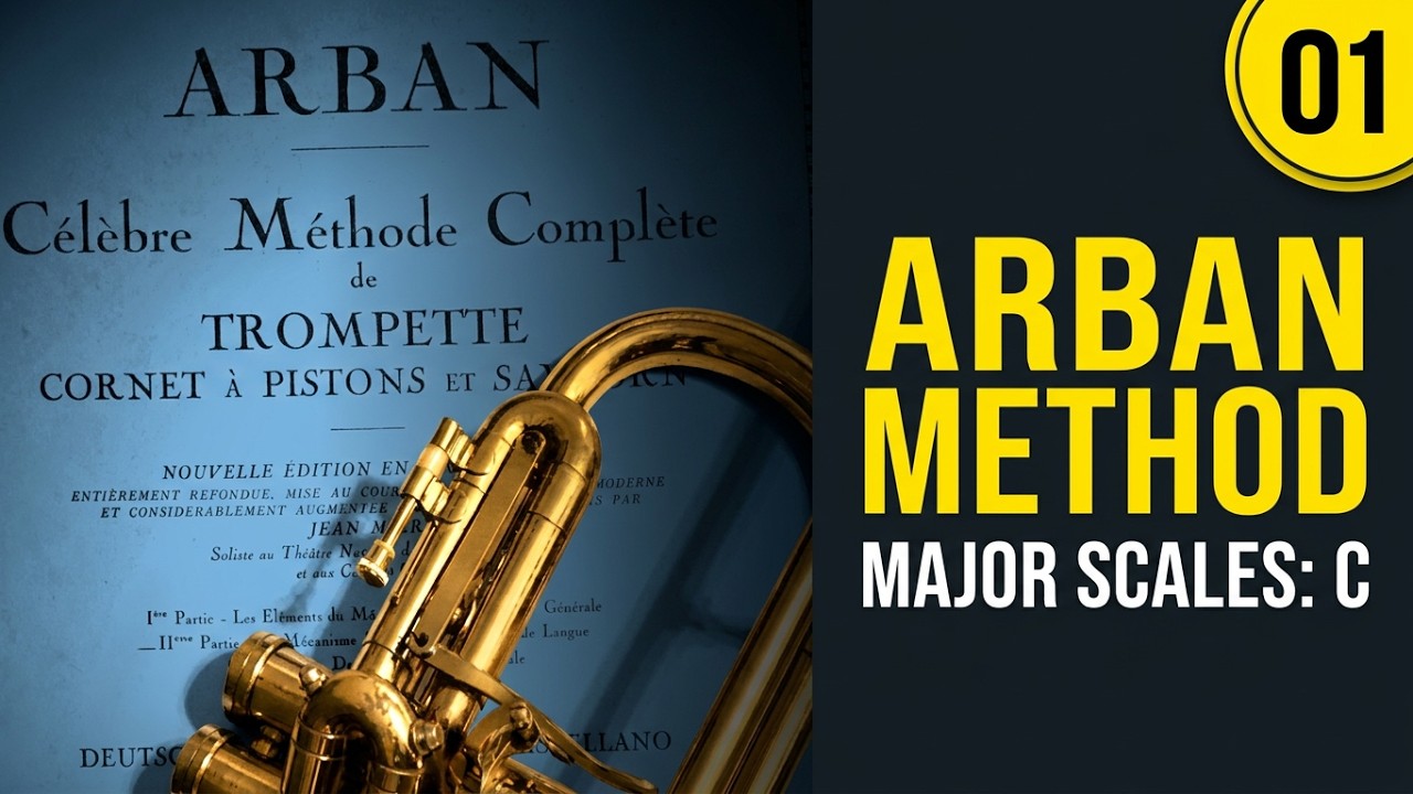 Arban's Complete Conservatory Method for Trumpet - [MAJOR SCALES] 01 (C Major)
