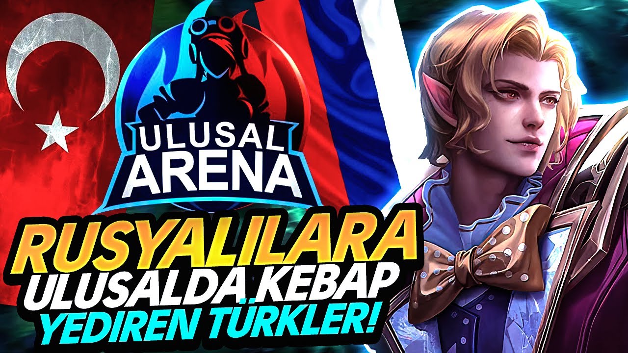 T&Uuml;RKİYE vs RUSYA - ULUSAL MA&Ccedil;! | RUSLARA KEBAP YEDİREN T&Uuml;RK TAKIMI! | Mobile Legends