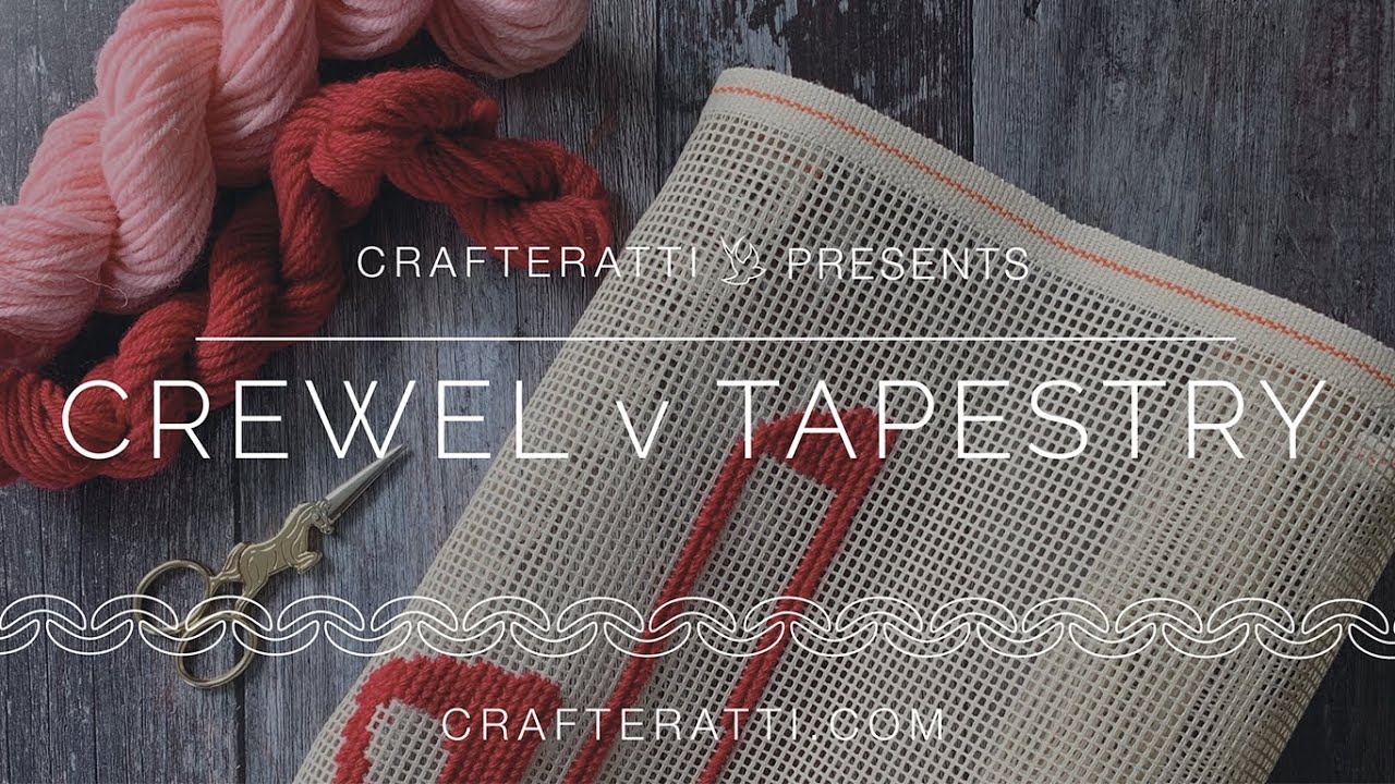 Tapestry versus Crewel Wool Yarn