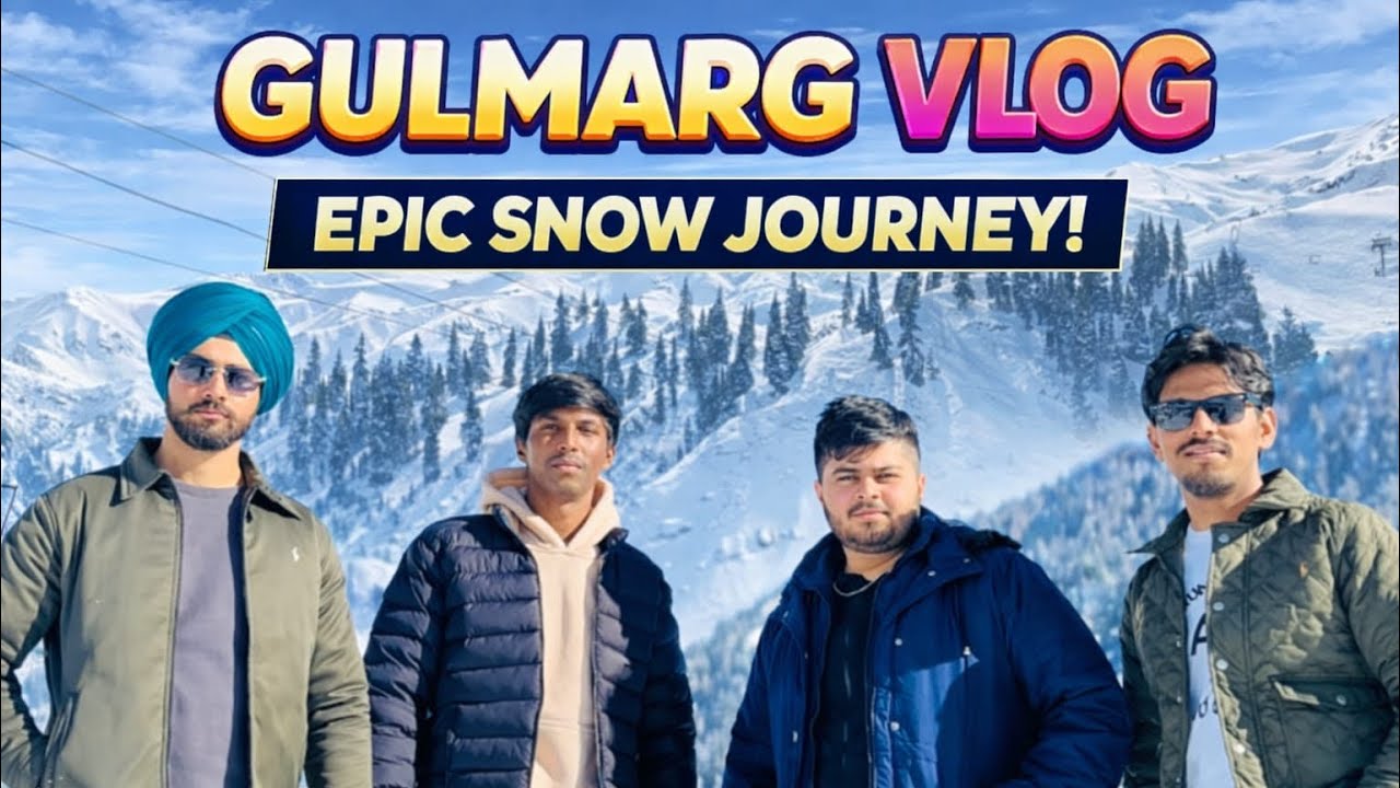 Gulmarg snow Vlog 🥶Kashmir 🏔️#funny #kashmir #snow #viral #memes #trending #vlog g