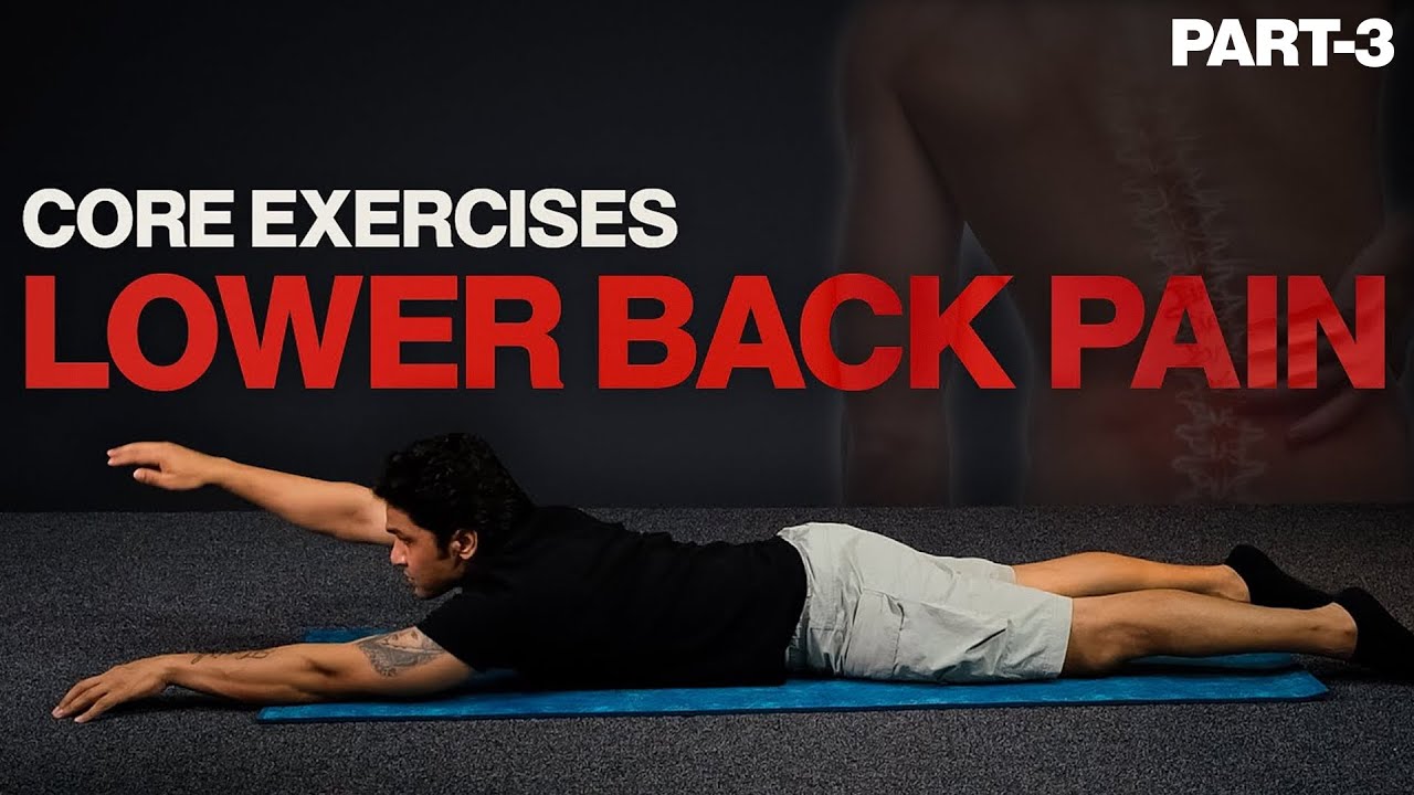 Lower Back Pain Exercises - Flexibility & Strengthening Exercises (No Equipment) Part 3