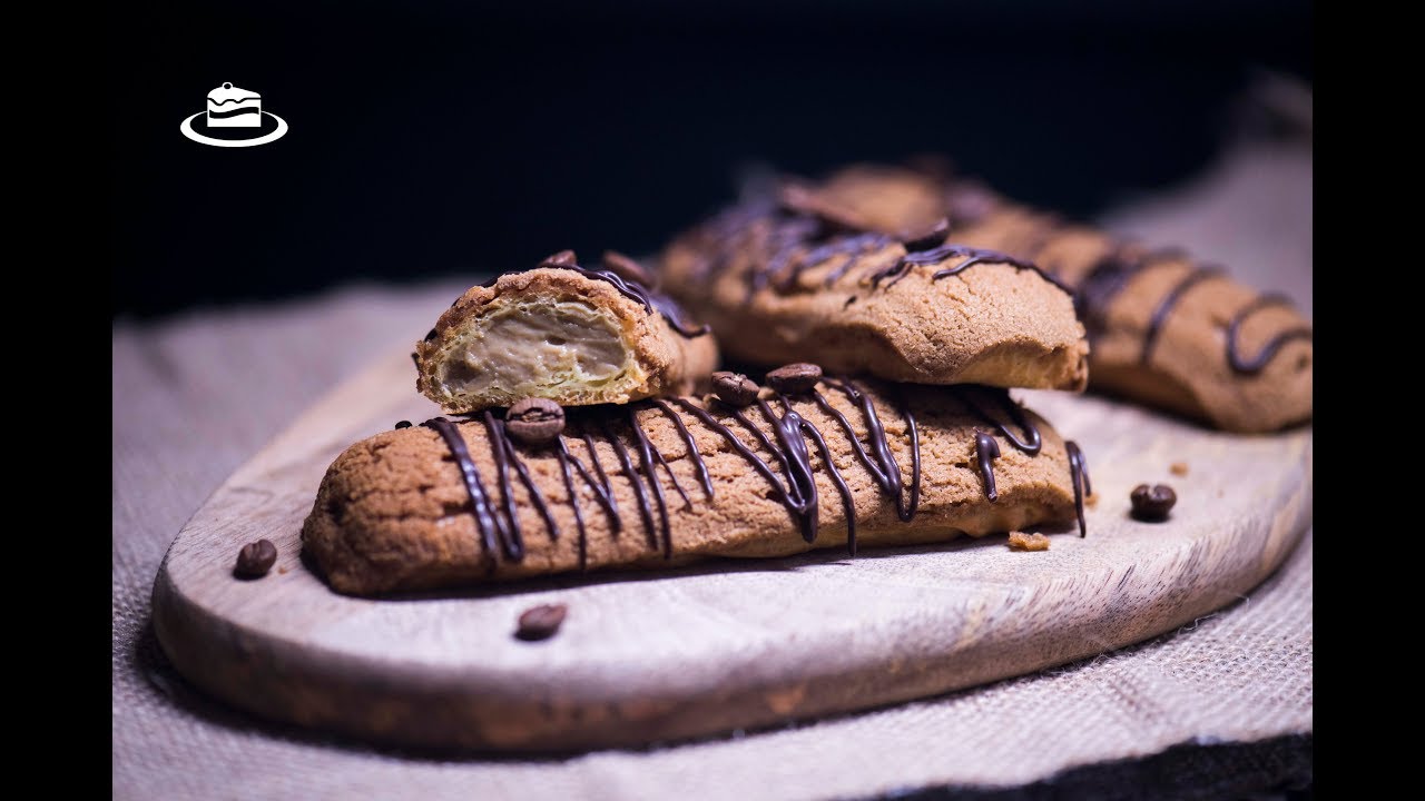 Eclere cu Crema de Cafea si Crusta Crocanta / Coffee Eclairs with Craquelin (EN. SUB.)