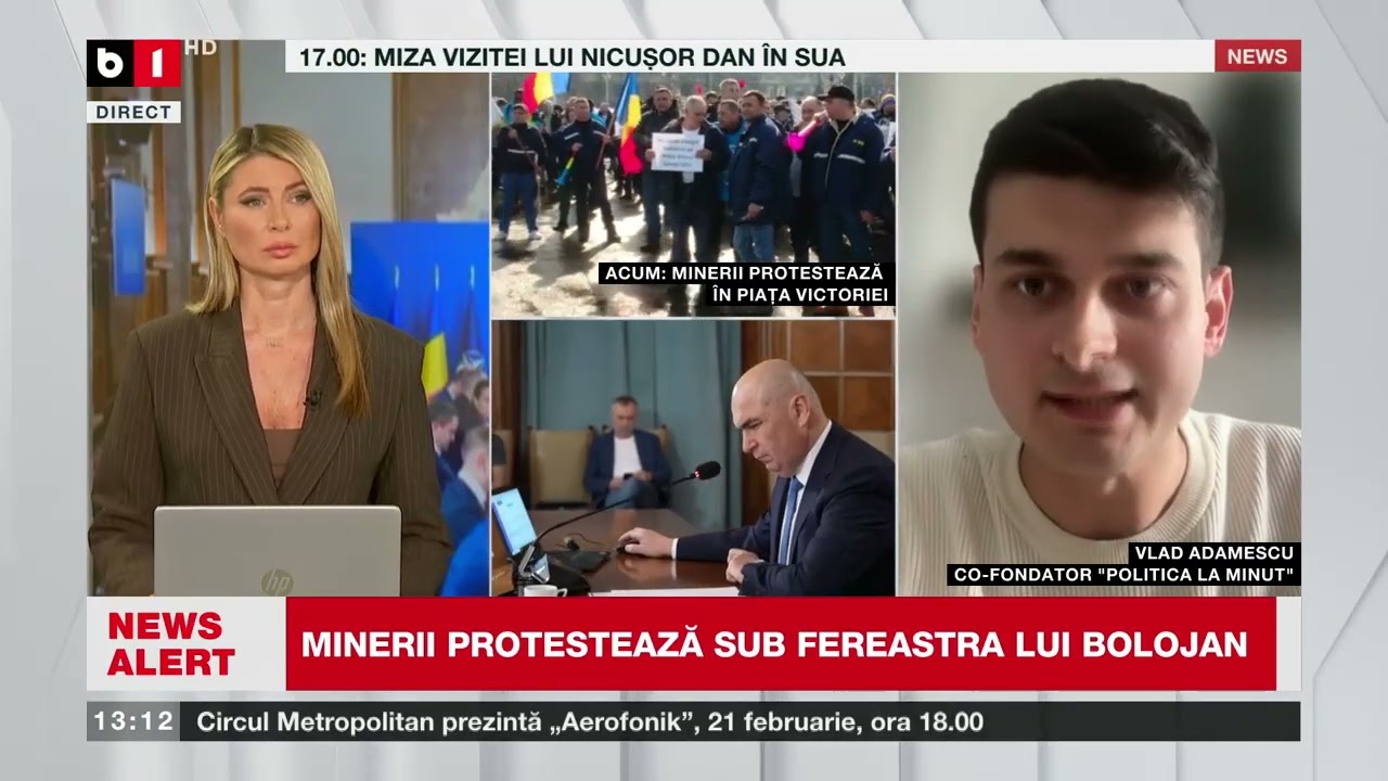TALK B1 CU GABRIELA MIHAI. SCANDAL NOU ÎN COALIȚIE CU MINIȘTRII PNL ȘI USR. MINERII, ÎN STRADĂ  P2