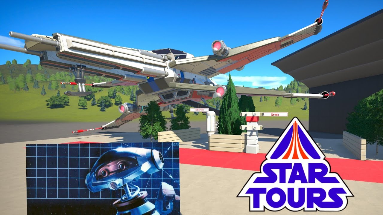 Star Tours Disneyland Paris Planet Coaster