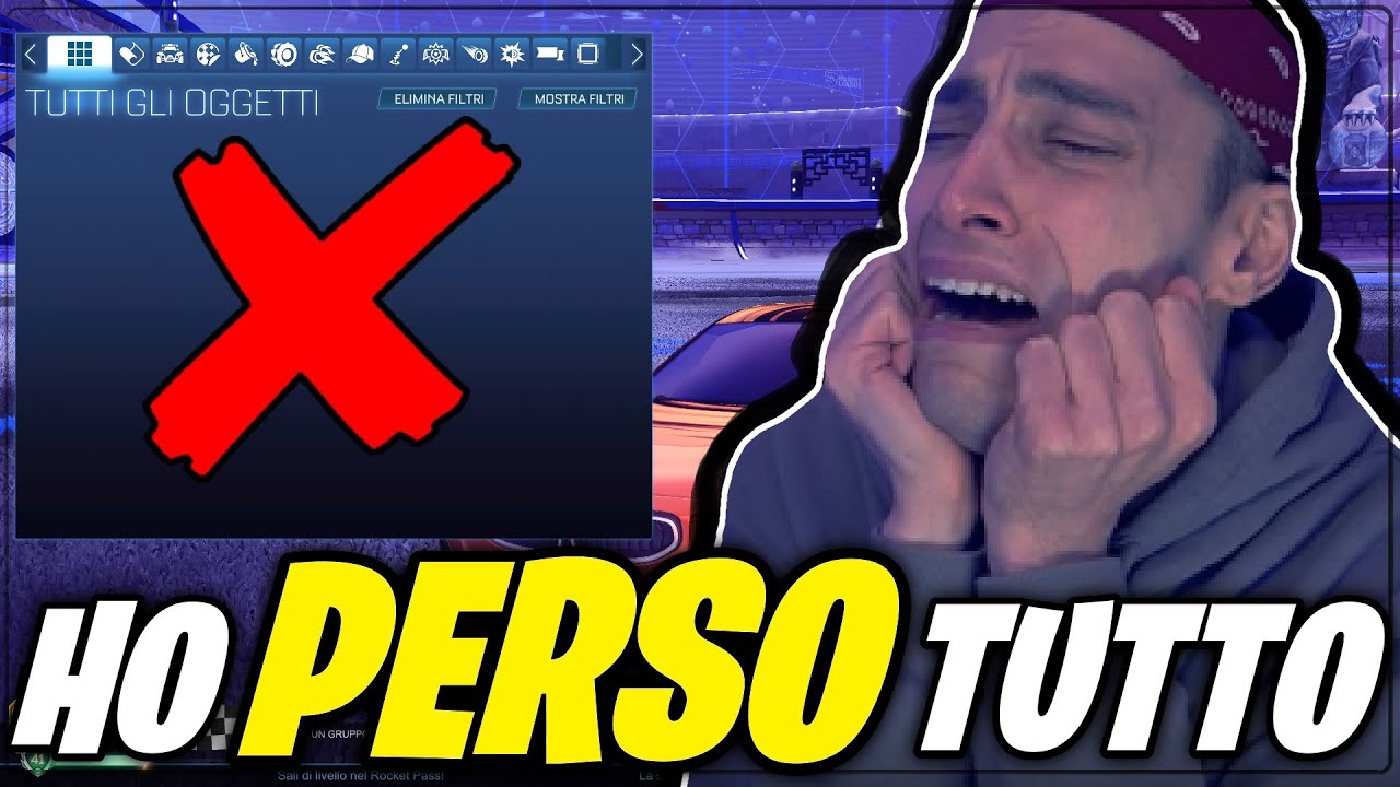 Ho PERSO TUTTI i miei OGGETTI su ROCKET LEAGUE !!