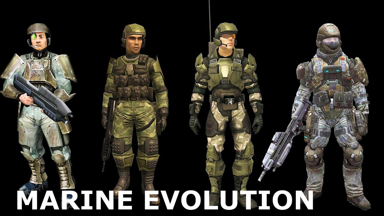 Эволюция Halo — Морские пехотинцы