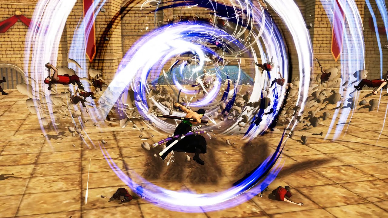 ONE PIECE: Pirate Warriors 4 - Zoro (Shirtless Onigashima Outfit) Complete Moveset