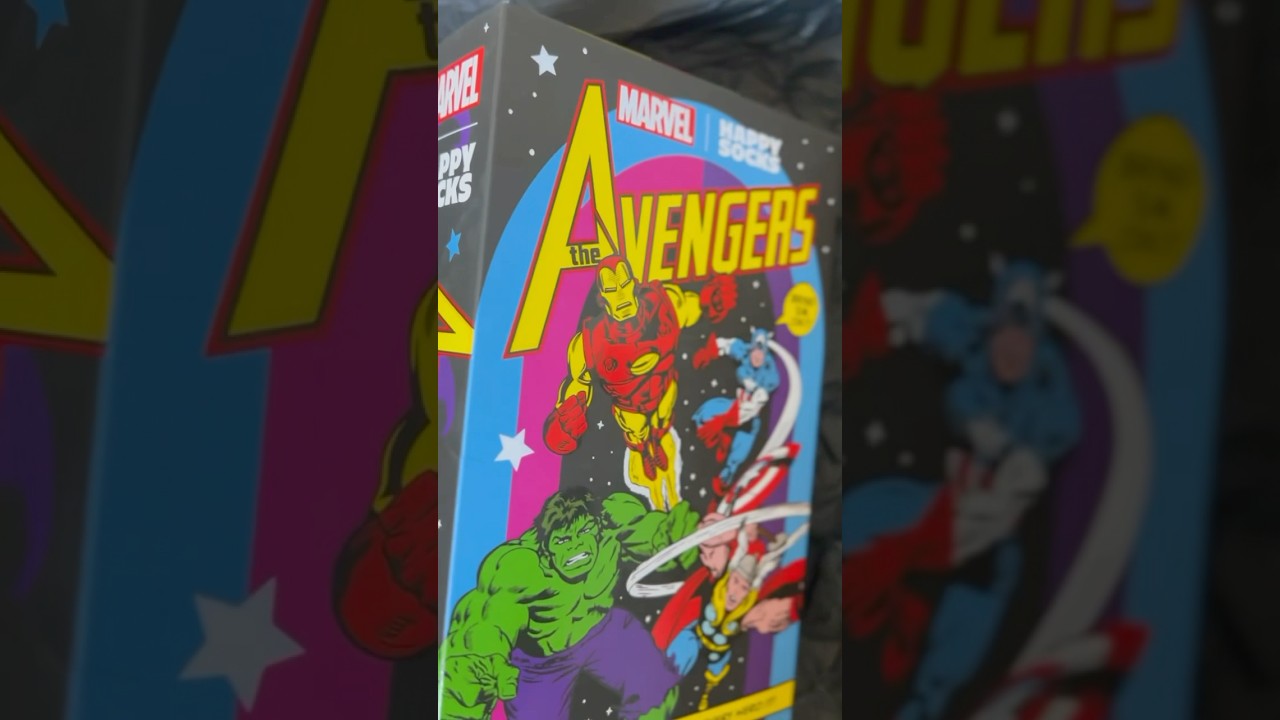 In love with the Happy Socks x Marvel collab! #marvel #happysocks #gifted #avengers