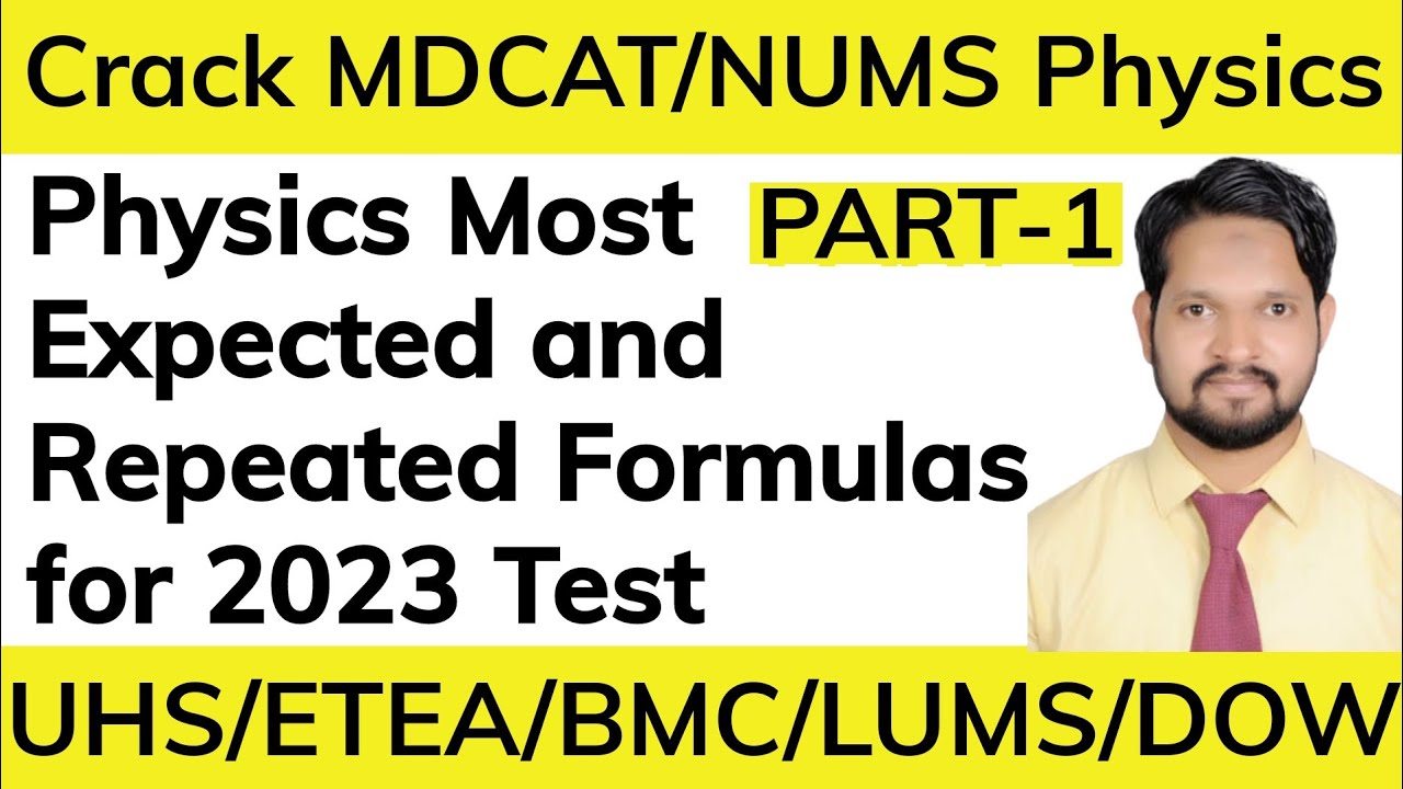 NED_ECAT/MDCAT Physics Formulas Phy Info l Important Formulas l Physics MCQs Formulas l Urdu/ Hindi