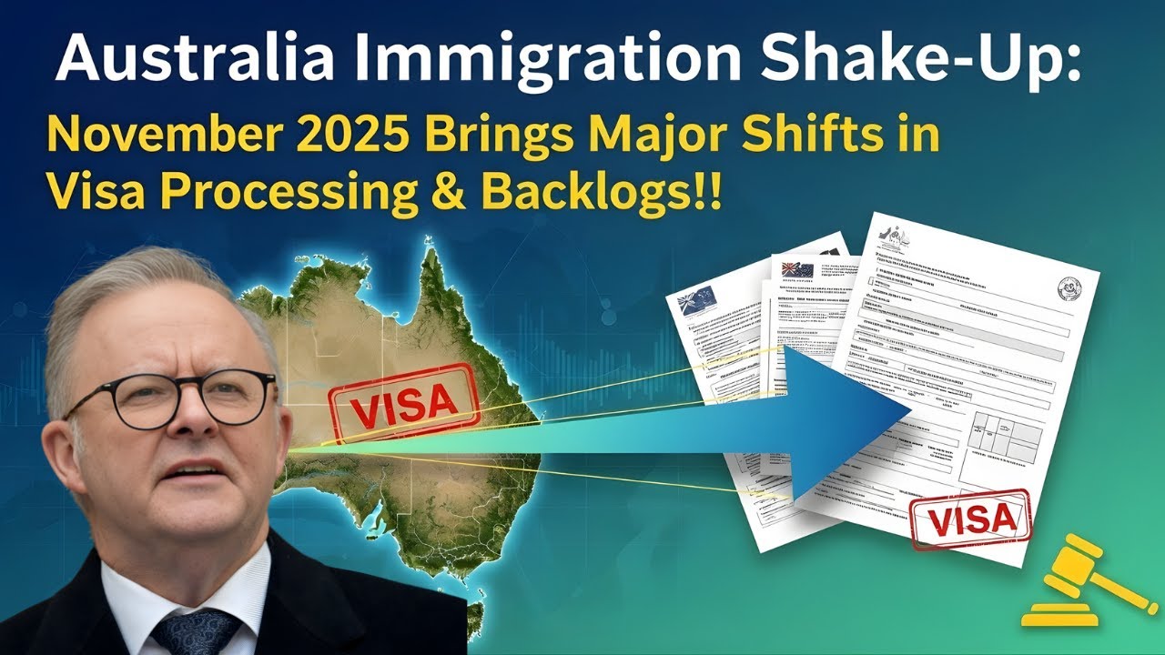 Australia Immigration Overhaul: Major Visa Processing Changes and Backlog Updates in Nov 2025