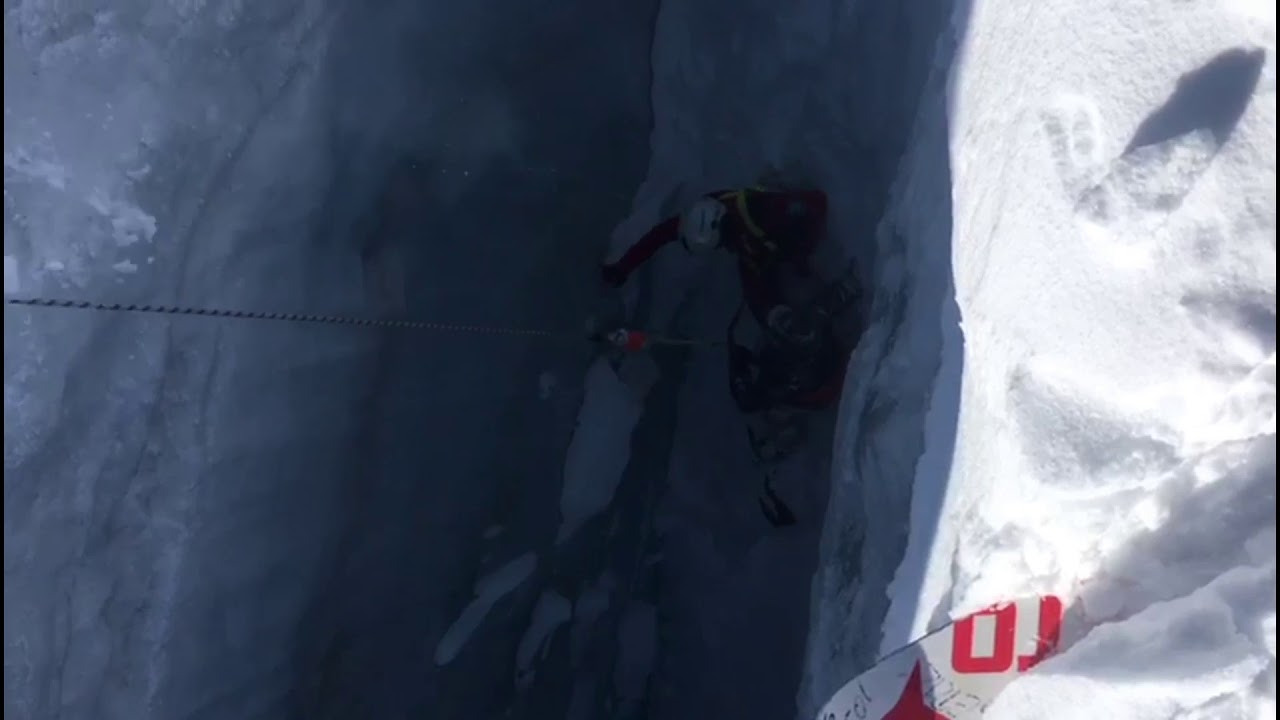 Nederlander gered uit gletsjerspleet 18 oktober 2020 Pitztaler Gletsjer