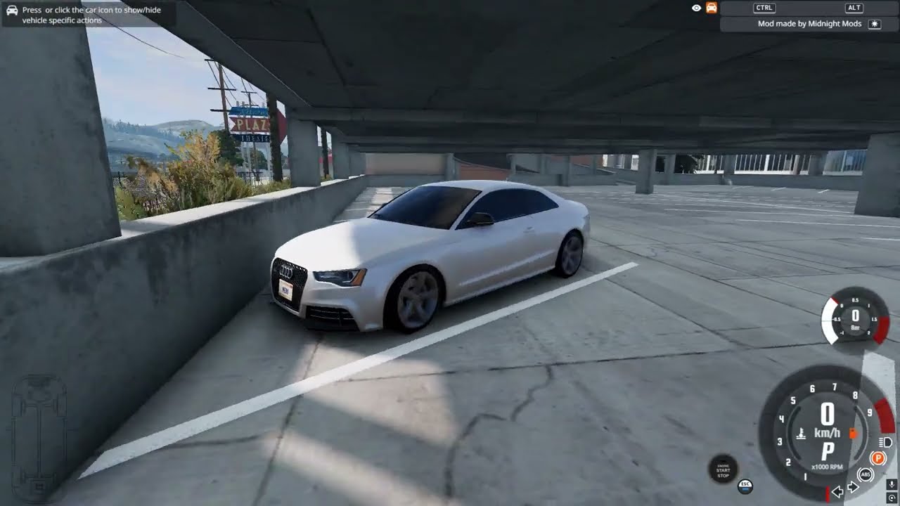 WOW! AUDI RS5 with a Steering Wheel | BeamNG.drive