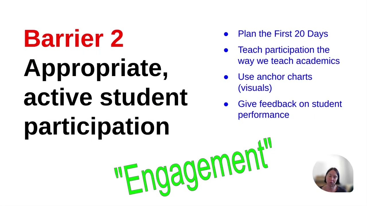 Start here...to address barriers to student organization, participation, and motivation using UDL!