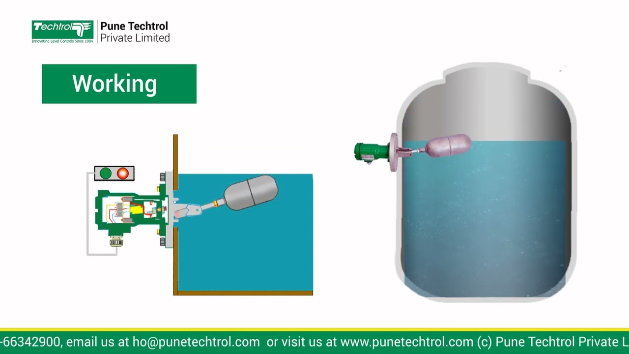 Pune Techtrol Magnetic Float Operated Pivoted Level Switch - FPS
