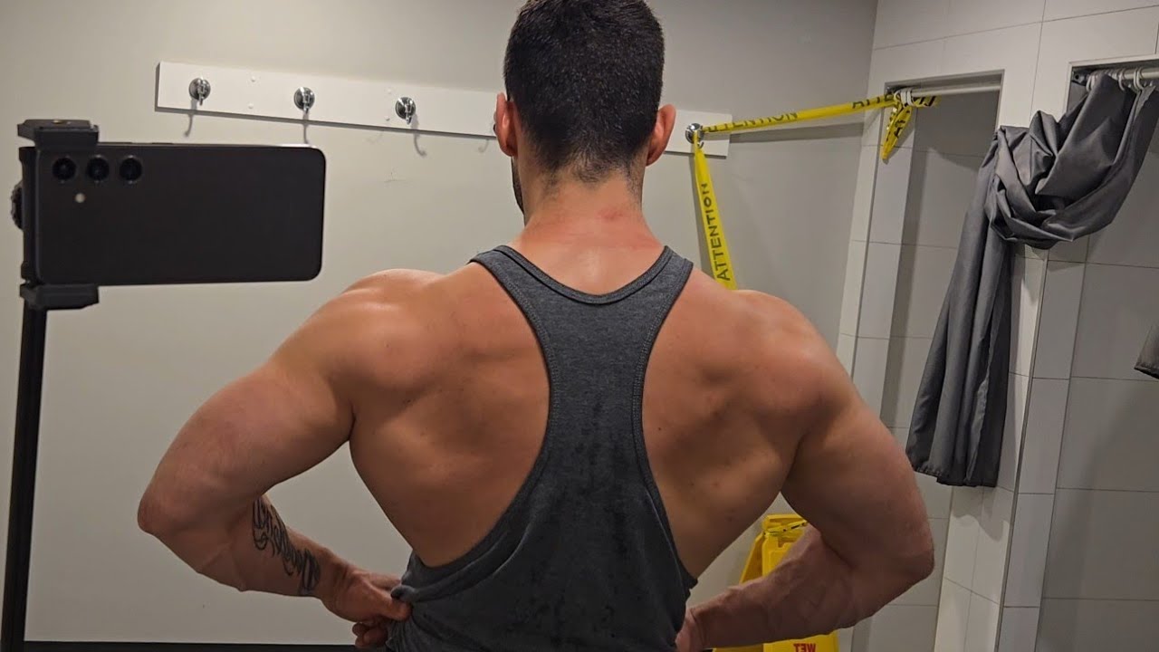 Cut Day 14 - Post Workout Back Pump 
