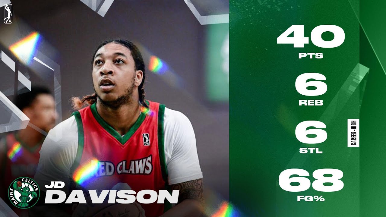 JD Davison ERUPTS For 40 PTS And Records 2,000 Career Points For Maine
