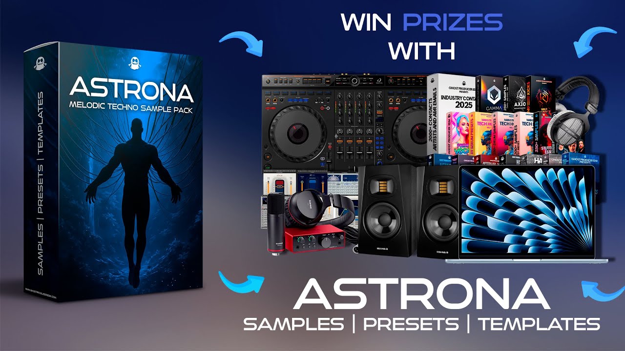 ASTRONA | Melodic Techno Sample & Preset Pack + 5 Templates | Inspired by Anyma, Massano, ARTBAT.