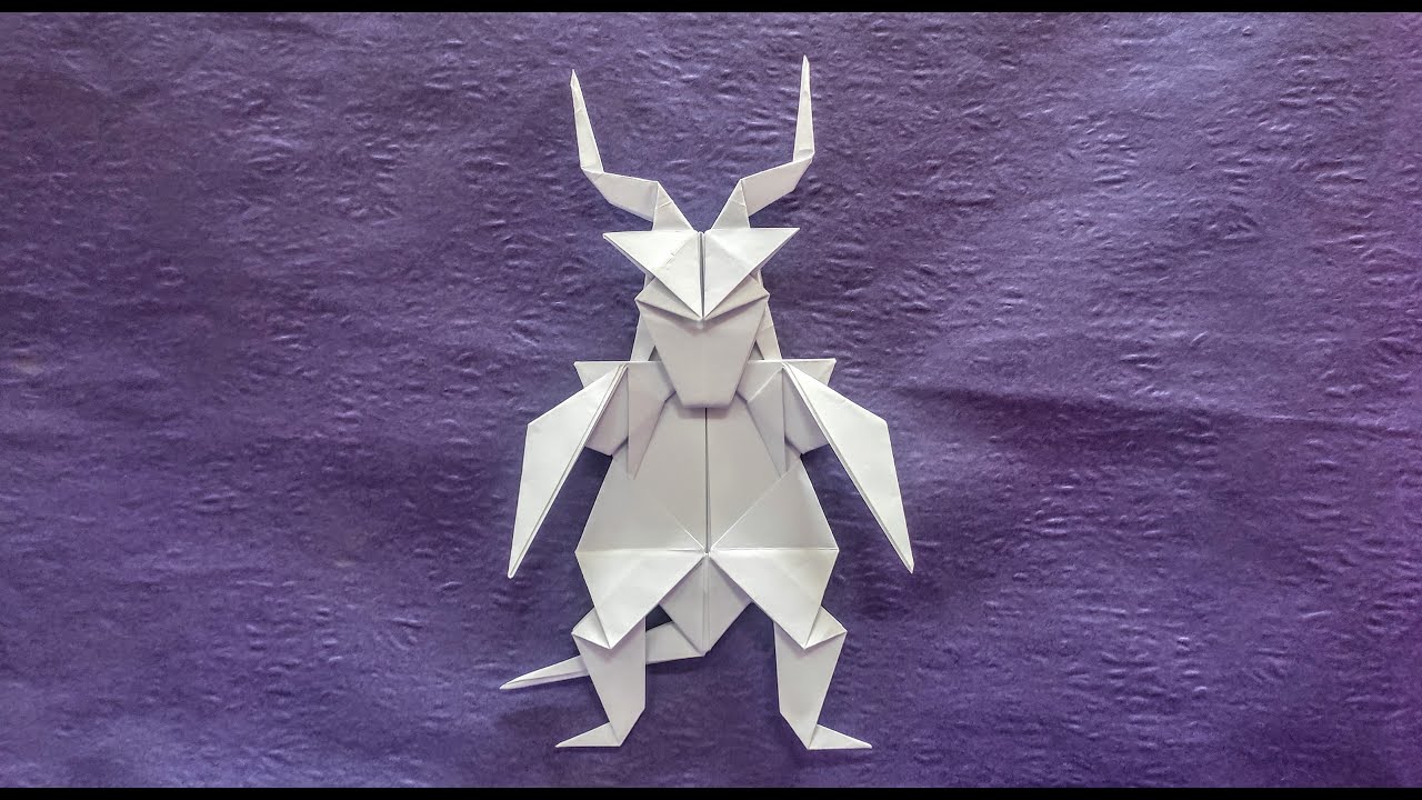 Origami Minotaur Easy - How To make a paper Minotaur easy - Origami Tutorial