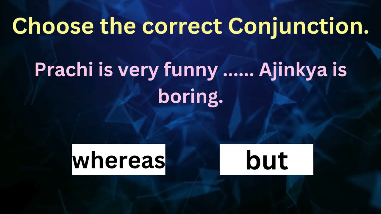 The Ultimate Conjunction Quiz: Prove Your Grammar Prowess!