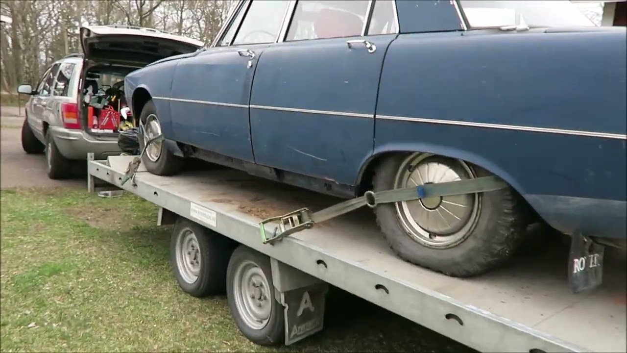 Hämtar en Rover 2000 TC 1969 P6 på Öland