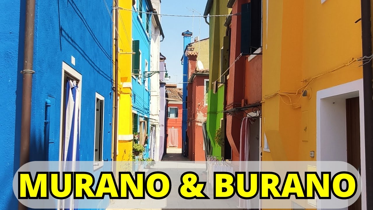 MURANO i BURANO jak tam się dostać? - zwiedzamy kolorowe DOMY - wyroby szklane w MURANO