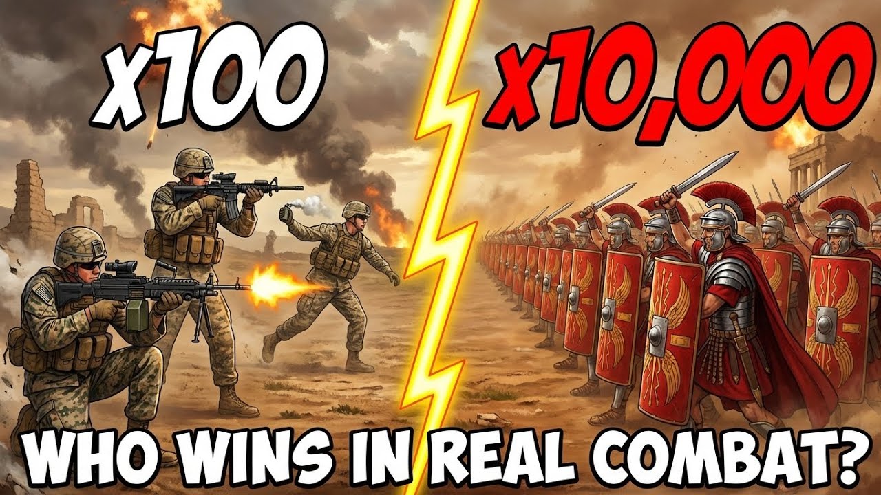 What if 100 US Marines Fought 10,000 Roman Legionnaires? | Battle of Cannae