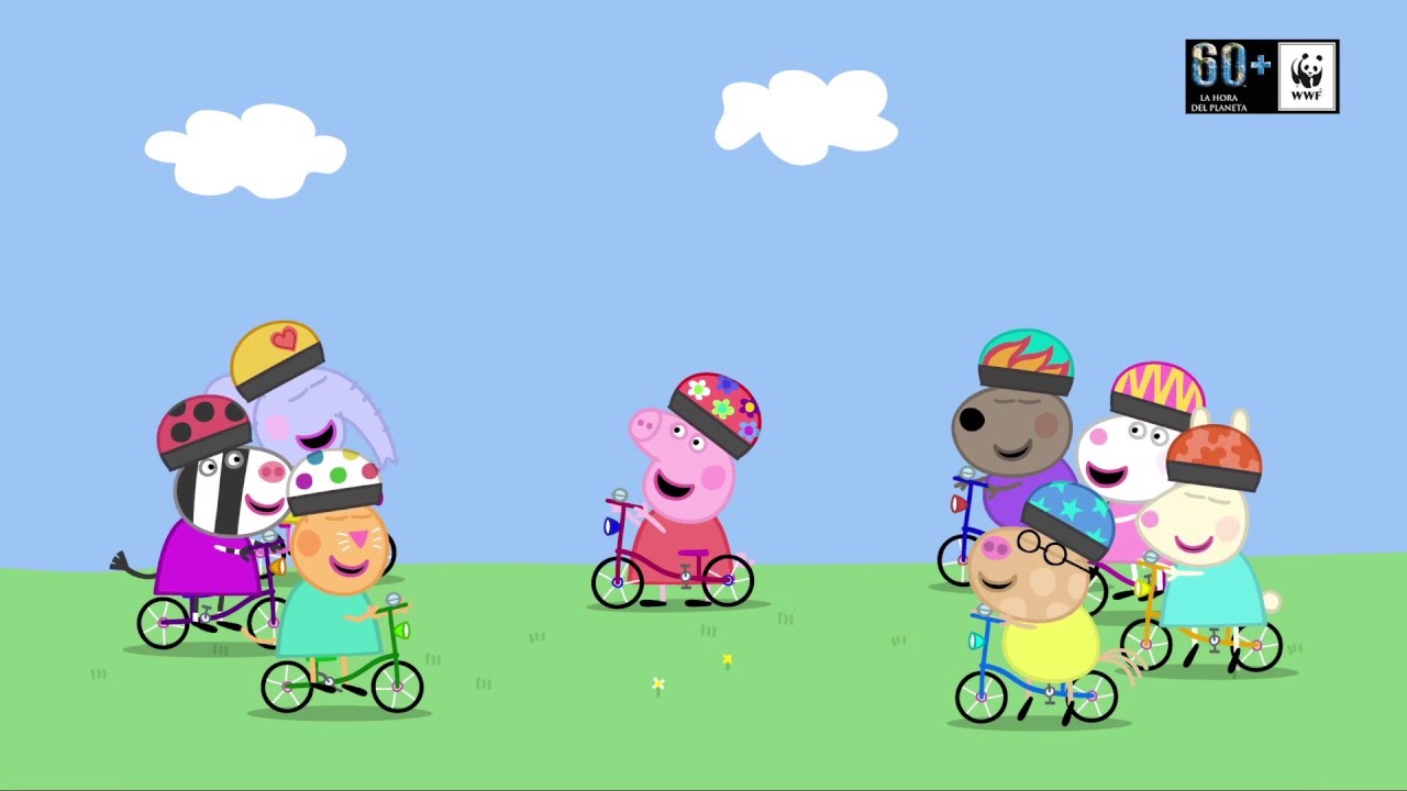 Peppa Pig se suma a la Hora del Planeta