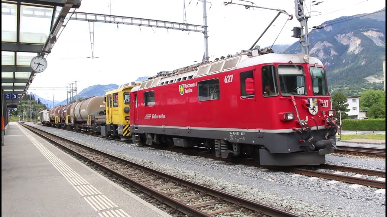 Zug um Zug 2023_4 - Betriebsalltag bei der Rhätischen Bahn im Bahnhof Thusis