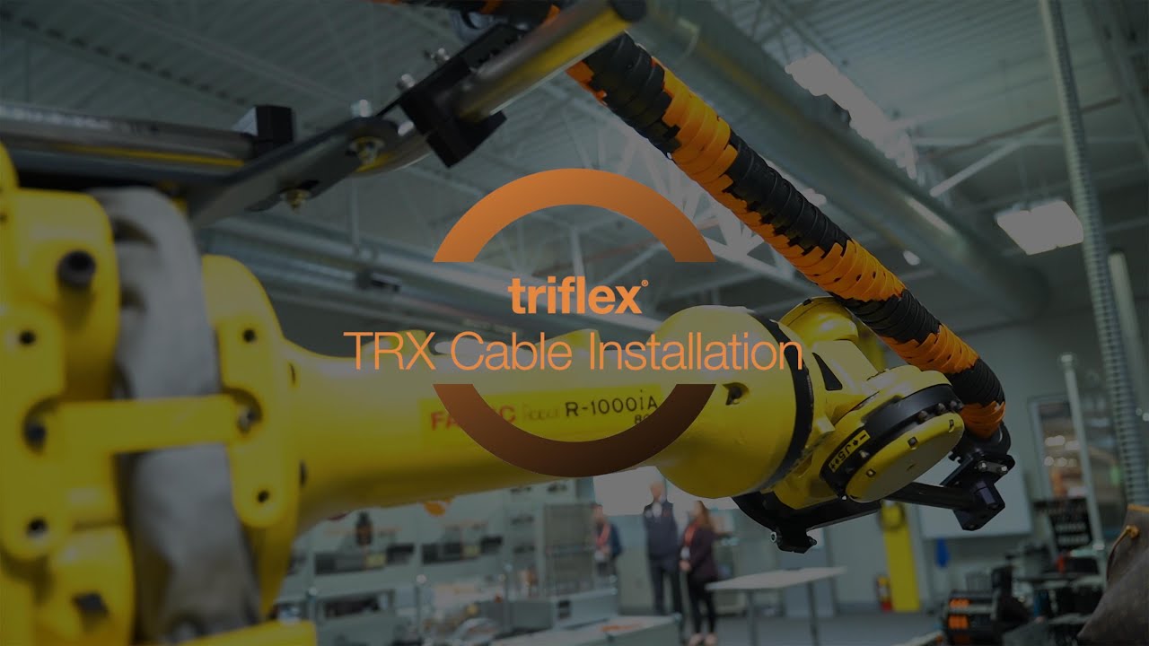 Install Cables Right: igus® triflex® TRX - Robot Cable Management Step-by-Step 🛠️